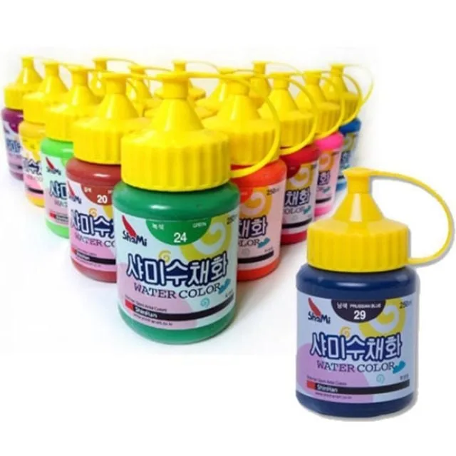 신한 샤미수채물감 낱색 250ml 20칼라 -42696