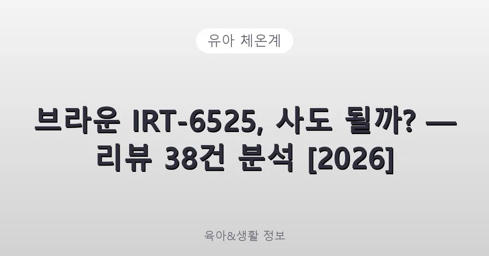 BRAUN 브라운체온계 체온계 야간조명 필터 21개 IRT-6525